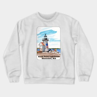 Brant Point Lighthouse Crewneck Sweatshirt
